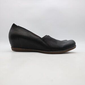 Dansko Liliana Women's Size  EU 41 Black Burnished Black Leather Wedge Shoes